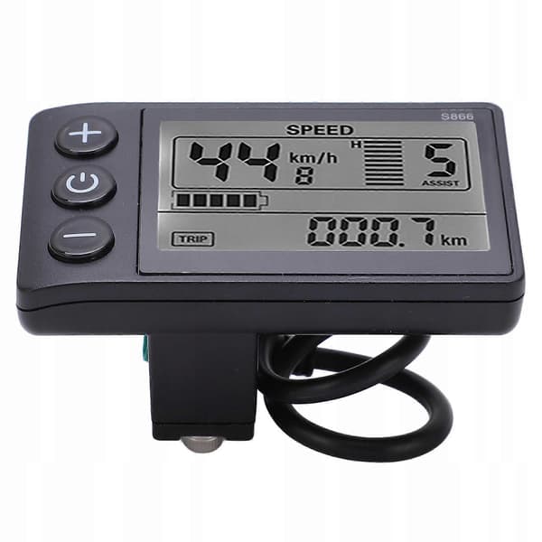 S866 Sähköpyörän LCD-näyttömittari
