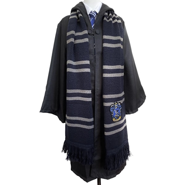 NY Harry Potter Halstørklæde Varm Tyk Slytherin Hogwarts College Badge Ravenclaw Hermione Gryffindor Kvaster Halstørklæde Tilbehør Gaver Blue