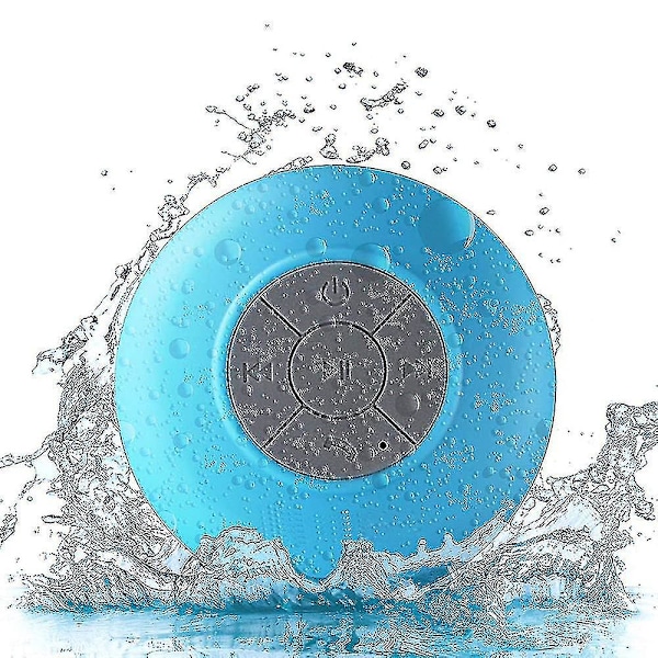 Mini Vattentät Bluetooth Högtalare Box, 3.0 Bluetooth Högtalare Bluetooth Utomhus Vattentät Stor Sugkopp Bluetooth