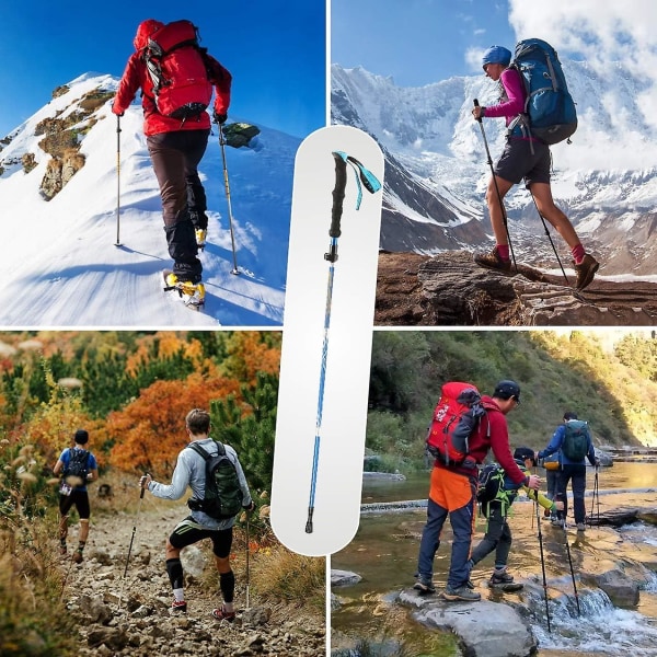Trekkingstave, Foldbare Trekkingstave Aluminium Trekkingstave Letvægts Trekkingstave