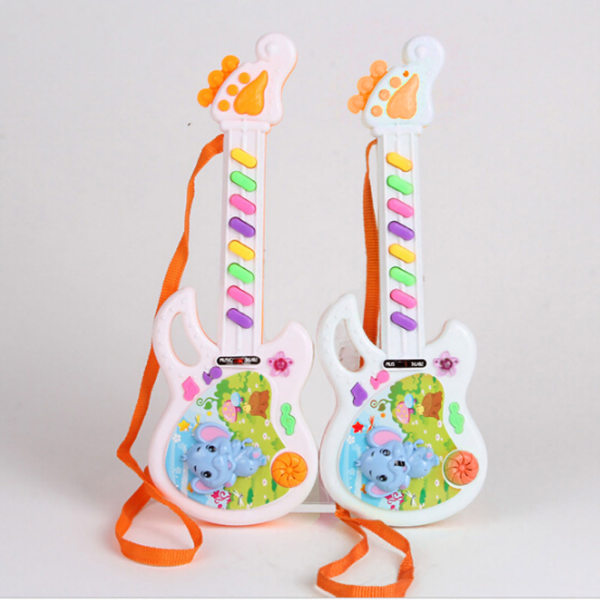 Elefant Elektrisk Guitar Legetøj Musikalsk Leg For Børn Dreng Pige Toddler Læring Elektronisk Legetøj