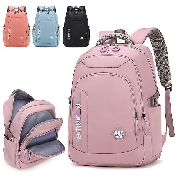 Teenage Grils School Bags Large Capacity Black Nylon Multifunctional College Middle High Student Schoolbag Backpacks Women 2022_y