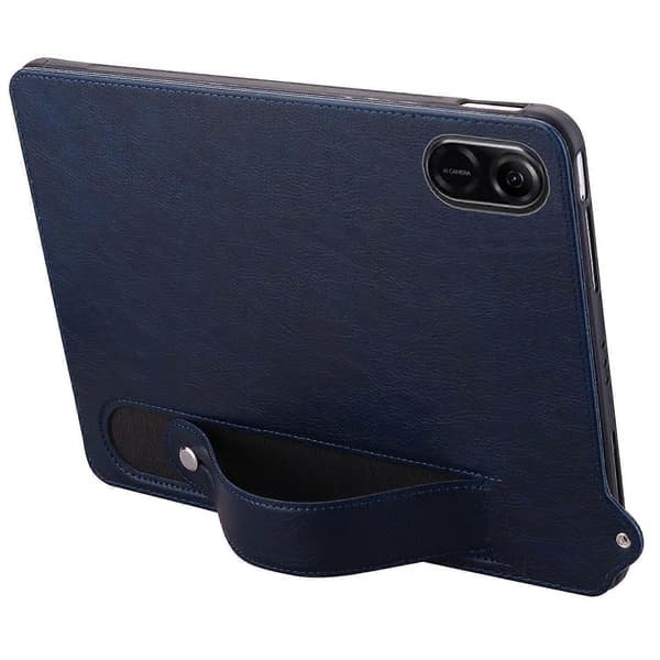 Læder tablet cover med håndstrop og støttefod til Honor Pad X8a Multicolor Blue