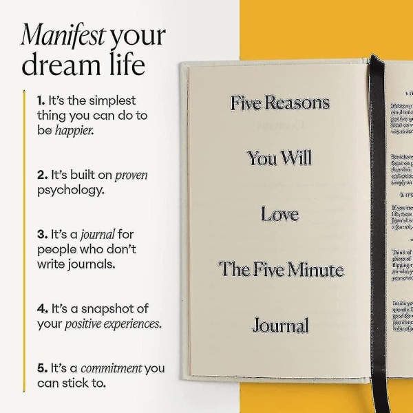 Älykäs muutos: The Five Minute Journal Daily for Happiness