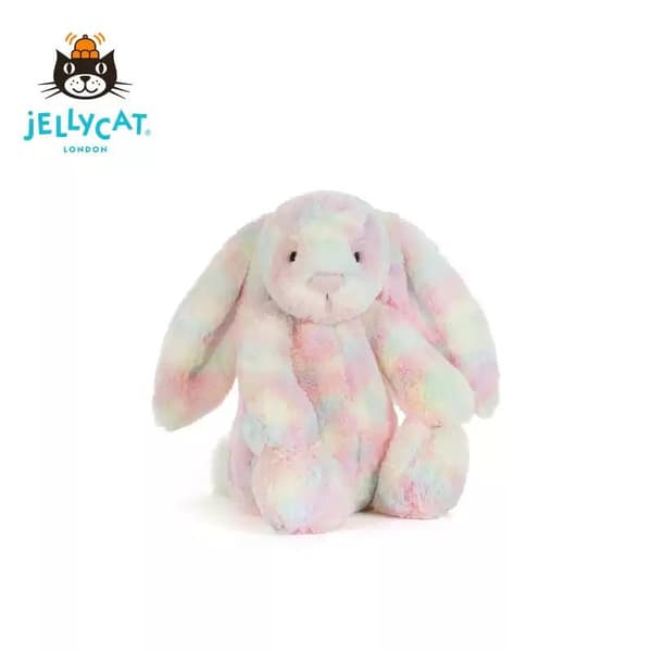 Jellycat Rainbow Rabbit plysjleketøy Rainbow Rabbit 31cm
