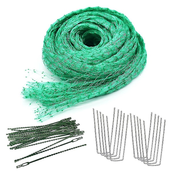 Fågelsäker nät, 13,1 x 32,8 fot växtträdgård fågelnät spaljénät för P