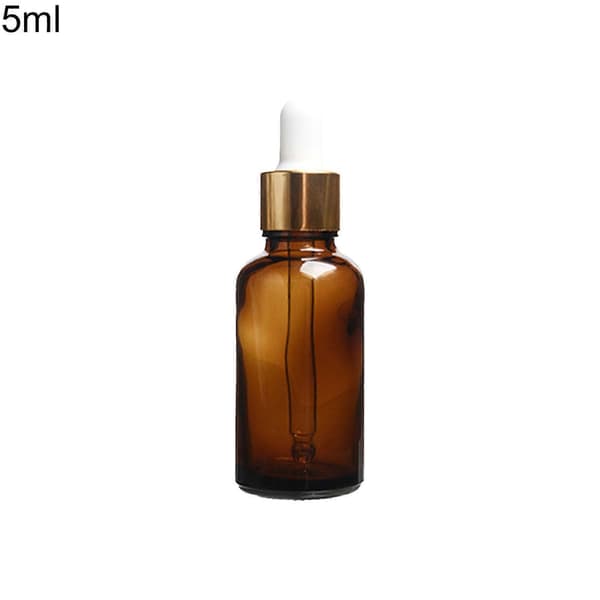 Brown Glass Container Essential Oil Liquid Perfume Aromatherapy Dropper Bottle 20ml