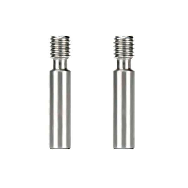 Helt i metall MK8 1,75 mm V6 Heat Break Titan 3D-skrivarmunstycke Halsrör 2 st