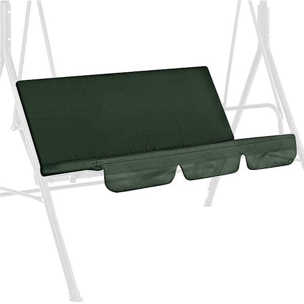 Upholstery porch swing pad Replacement cover swing seat cushion cover-dark green