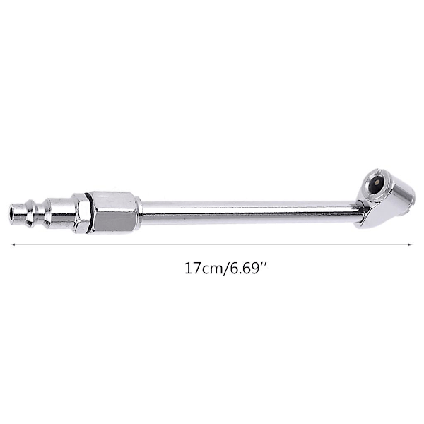 Dekk-inflator Chuck Luftkompressor Pumpe Lås på Dysen Dobbelthode 1/4\"