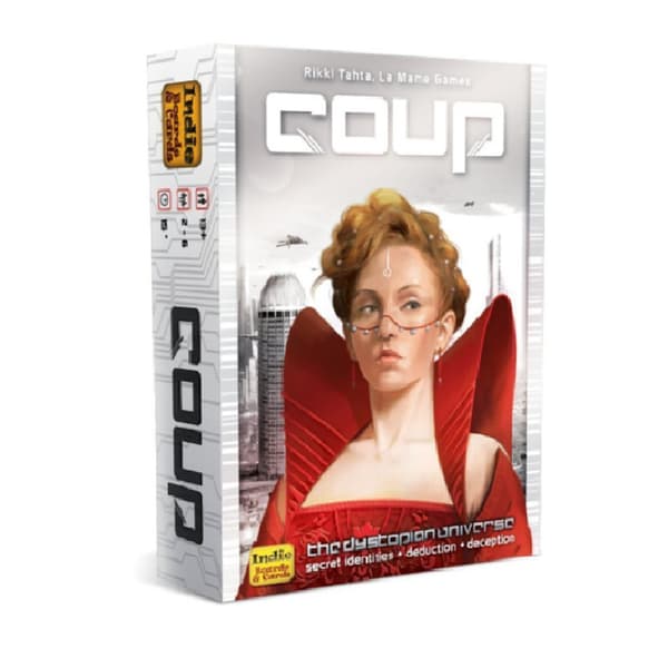 Engelsk brettspillkort COUP coup