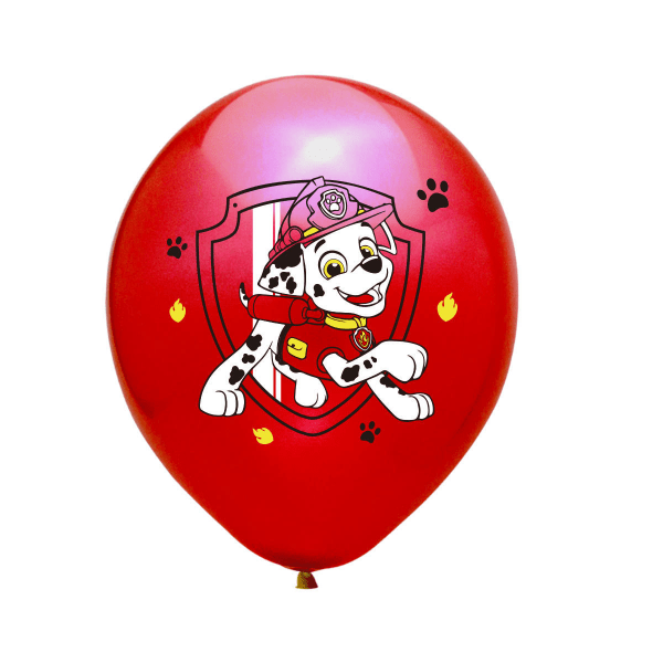 6-fargede Wang-team latex ballonger Paw Patrol temafest ballongdekorasjoner
