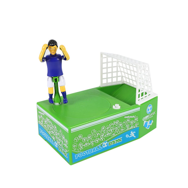 Nyhed Gave Tegneserie Fodbold Sparebøsse Elektrisk Sparegris Fodboldspiller Mål Spark Coin Bank