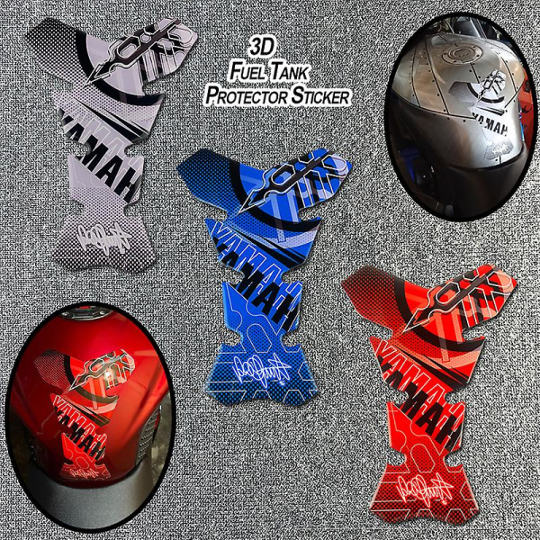 1 Pcs Motorcycle Fuel Tank 3d Sticker Decals For Mt09 Mt07 R6 Zf X Yzf R3 R1 R15 R125| |