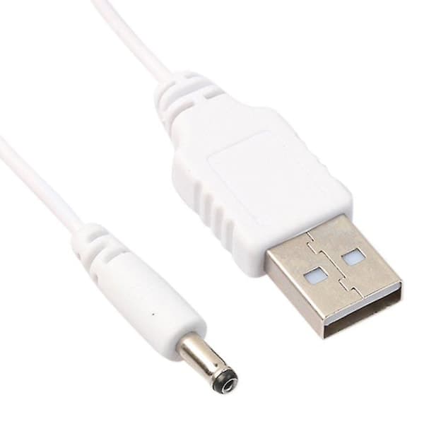 USB-opladerkabel til Foreo Luna 3 ansigtsrensebørste, hvid