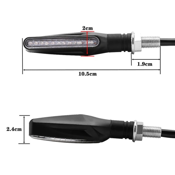 Led Blinkande Ljus Motorcyklar | Motorcykel Blinkers Ljus - 1st Led Motorcykel