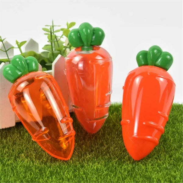 5 st Transparent Påskplastmorötter Godisask Påskgåva Dekorationer A