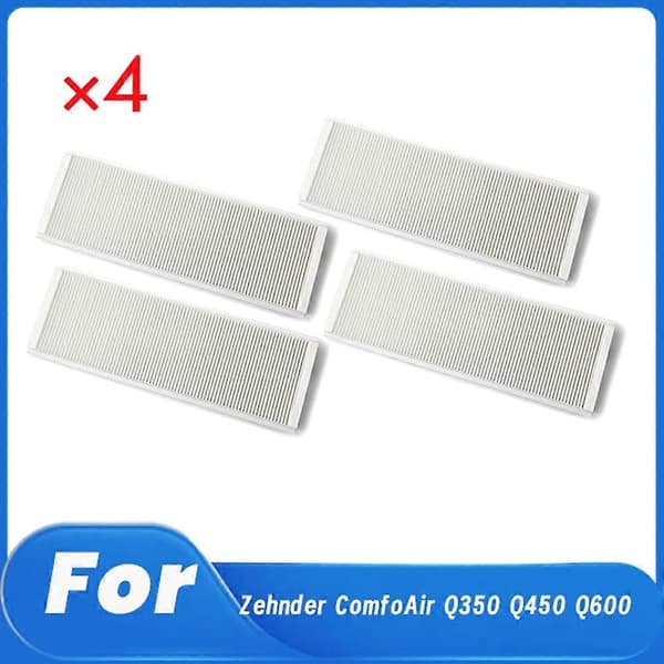 4 stk til Zehnder ComfoAir Q350 Q450 Q600 White