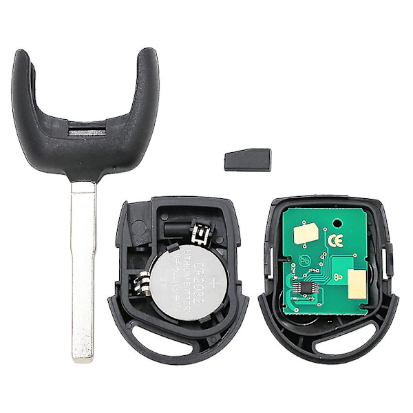 3-knapps fjärrkontroll till bilnyckel 433Mhz för Ford Focus Fiesta Fusion C-Max Mondeo Galaxy C-Max S-Max med 4D63-chip HU101
