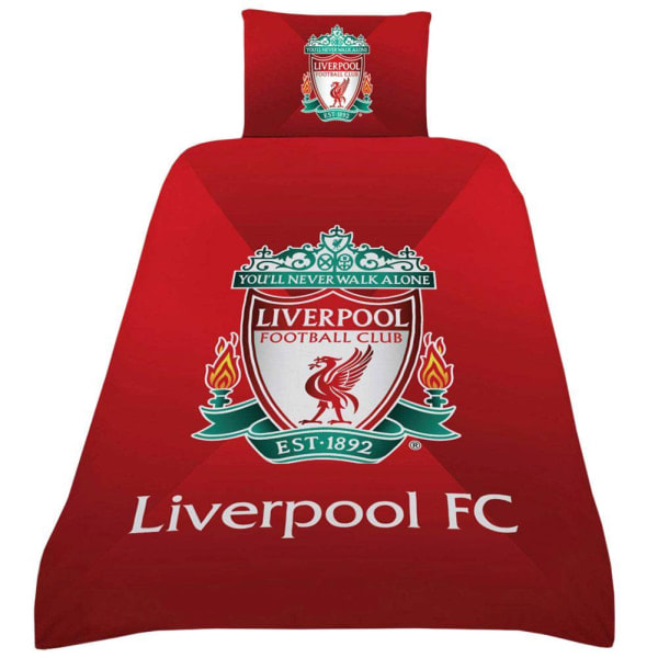 Liverpool FC Gradient Täcke Set Dubbel Röd/Grön Red/Green Double