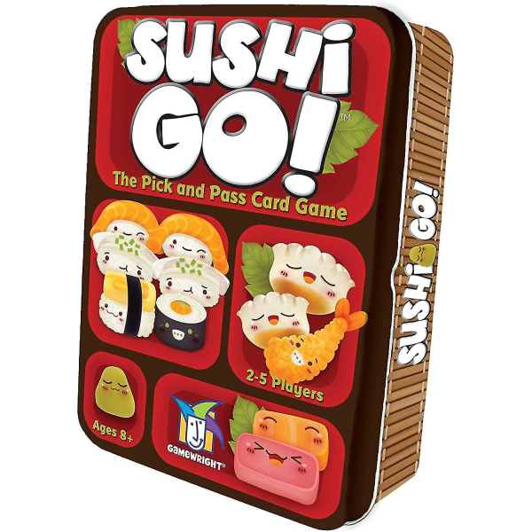 Spillforfatter | Sushi Go Spill | Kortspill | Alder 8+ | 2-5 spillere | 15 minutter spilletid