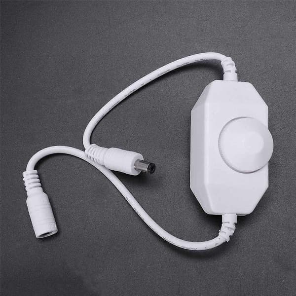 12V / 24V 6A LED lysdæmper controller juster lysstyrke, hvid