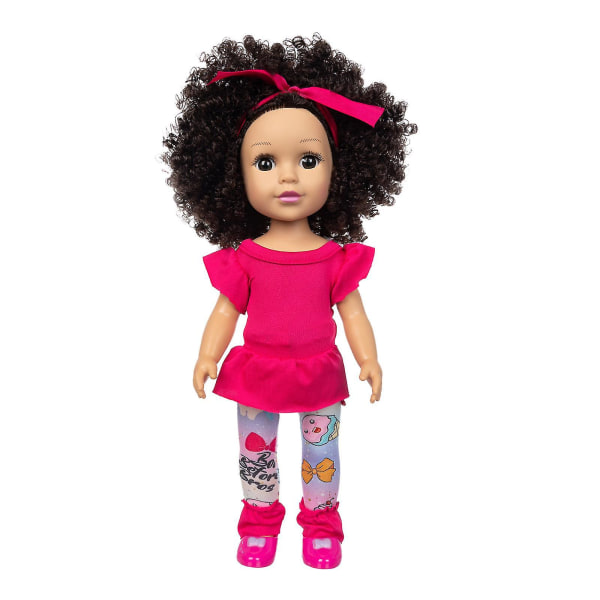 Curly Hair Cute Doll Simulation Cute Curly Hair Doll 35cm Baby Toy