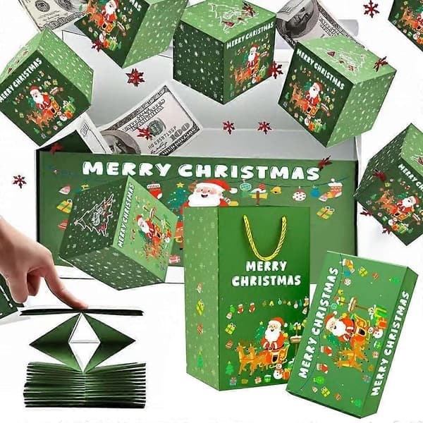 Vikbar Pop-up Presentförpackning Julklappsförpackning