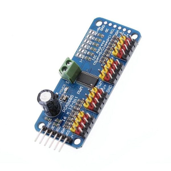 ZHOUBA PCA9685 16-kanals PWM/Servo-driver IIC-interface til Arduino Shield-modul