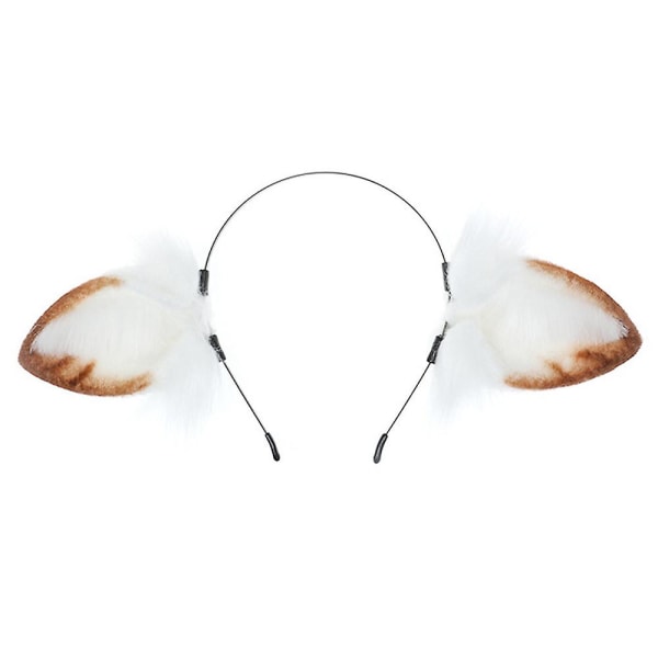 Plysj Furry Bunny Ear-hodebånd for simulering av festdekorasjoner
