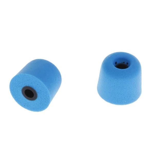 10x 3,0 mm Eard Memory Foam Ørepropper for In-Ear Hodetelefon Svart blue