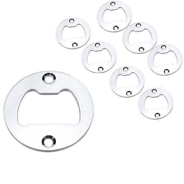 10x Flasköppnare Insats, Rostfritt Stål Diy Flasköppnare Hårdvara Kit Hårdvara