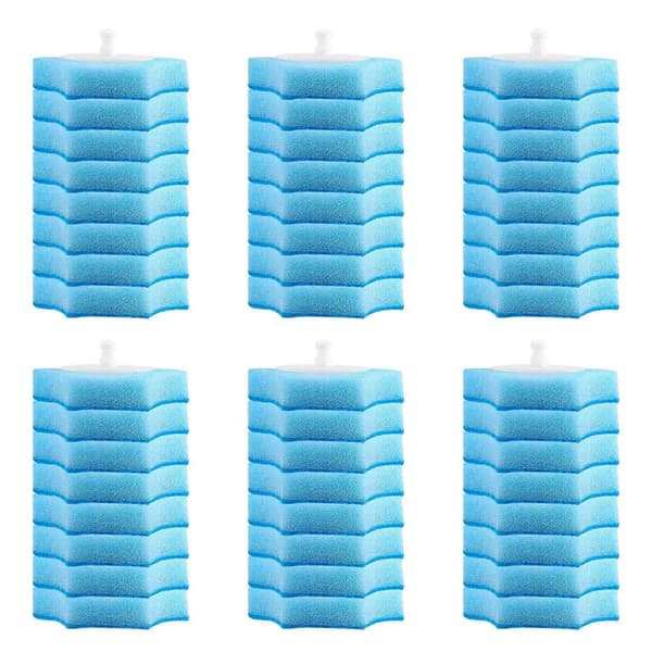 Engångs Toalett Spolbar Refill Fräsch Borste Spolbar - 48 Refiller