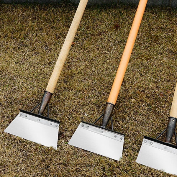 Multifunktionel rengøringssko Jord Ludskæring Tyk rengøring flad skovl til havebrug på gårdhave 27cm