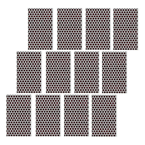 12 ark tändpapper fosforpapper tändstickor eldstartare papper bärbara eldtändare självhäftande tändpapper