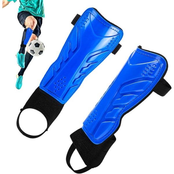 Youth Soccer Shin Guards Boys | Højstyrke fodboldskinnebensbeskyttere med justerbare stropper | Komfortable Hard Shell Atlet Supplies Msize