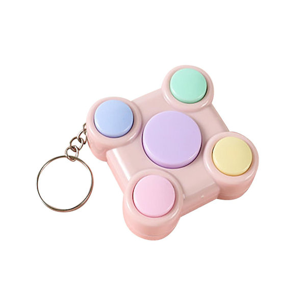 Sajy Mini Fidget Dimple Keychain Toy Baby Sensory Toys Memory Trainer 2pc