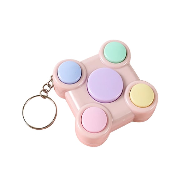 Sajy Mini Fidget Dimple Nøglering Legetøj Baby Sensoriske Legetøj Hukommelsestræner 2stk