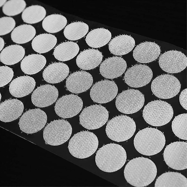 1000 stk. 15mm Velcro-prikker selvklæbende. 500 par selvklæbende