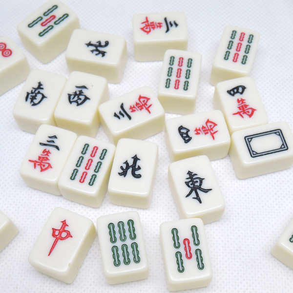 144 Kakel Mah-Jong Set Mahjong Party -uhkapeli