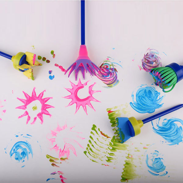 Tee itse lasten sienimaalaussiveltimet Piirustusvälineet Lasten varhainen maalaus 4kpl