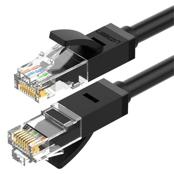 UGREEN 10m Cat6 RJ45 UTP-netværkskabel Sort size 258