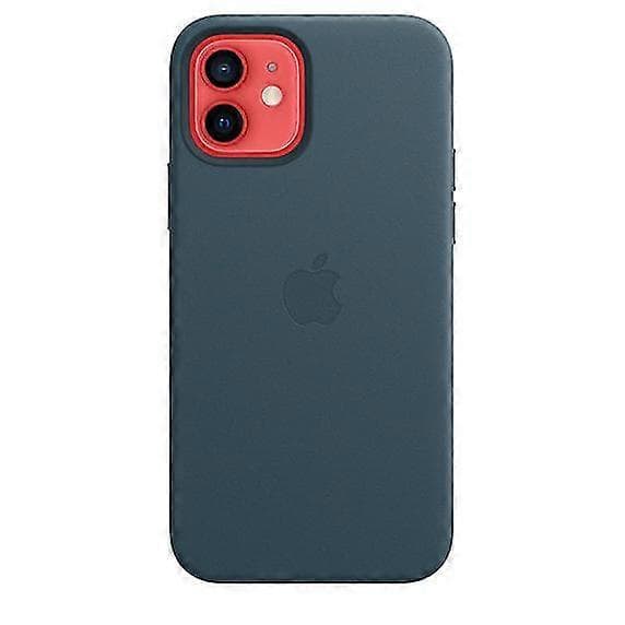 Läderfodral för iPhone 12/12 Pro med MagSafe Baltic Blue