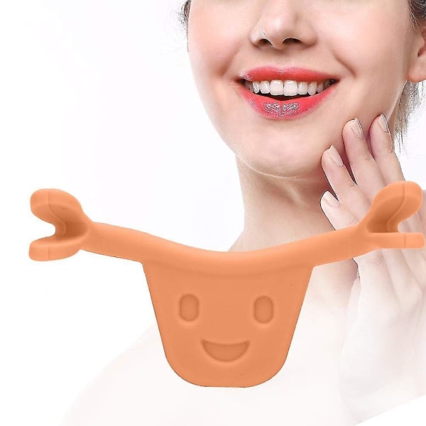 2 stk. Personlig ansigts træner, Smile Beauty Exerciser Facial Smile Maker Trainer Forming Mouth Exerciser For Muscles Stretching Lifting Exercise Lips T