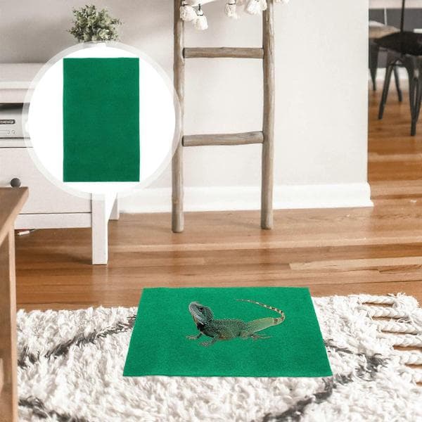Bekväm ormbädd hushållsreptilmatta för 2 husdjur
