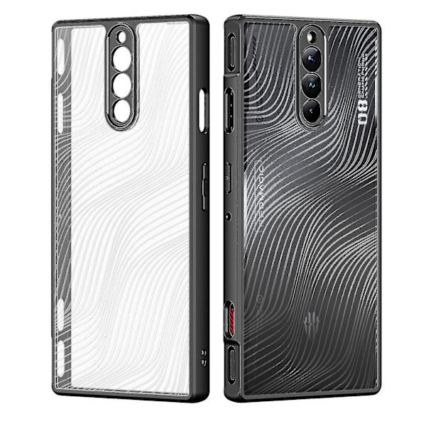 Iskua kestävä puhelinkotelo ZTE Nubia Red Magic 8 Prolle / 8 Pro Plus / 8s Prolle (6,8 tuumaa), musta Black