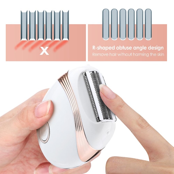 Hårborttagningsapparat Epilator Bikini Depilator Maskin Hårborttagning för hela kroppen Epilator Trimmer Enhet Elektrisk Rakapparat Kvinnor Hårborttagning