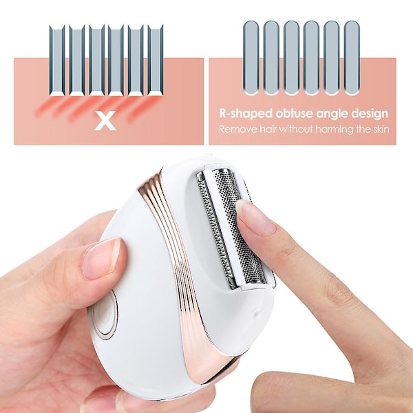 Hårfjerningsapparat Epilator Bikini Depilator Maskin Hårklipper Epilator Trimmer Enhet Elektrisk Barbermaskin Kvinners Hårfjerner