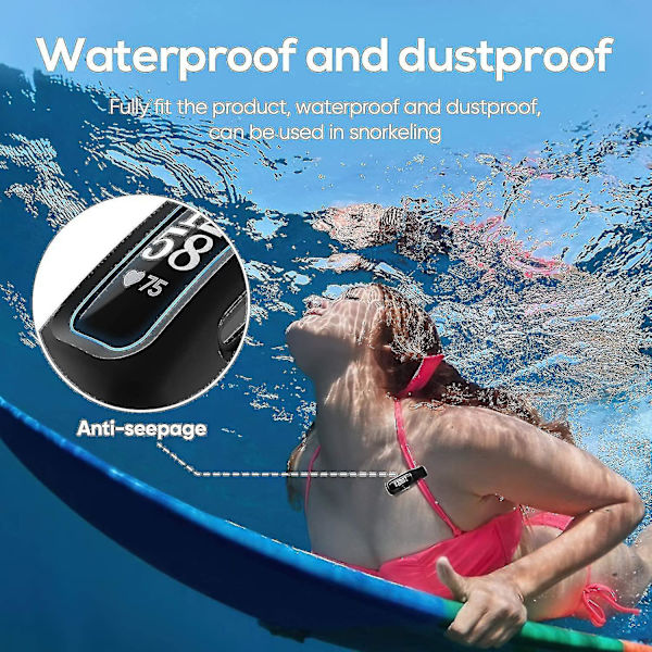 Musta Fitbit Inspire 2 -klipsitarvike