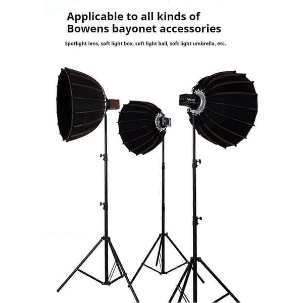 Mini Bowens Mount Adapter Ring Adapter till Bowens Bayonet för / Fill Light